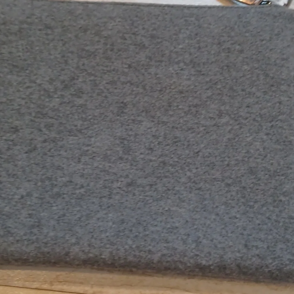 New Banana Republic Gray Wool/Flannel Oversized Clutch